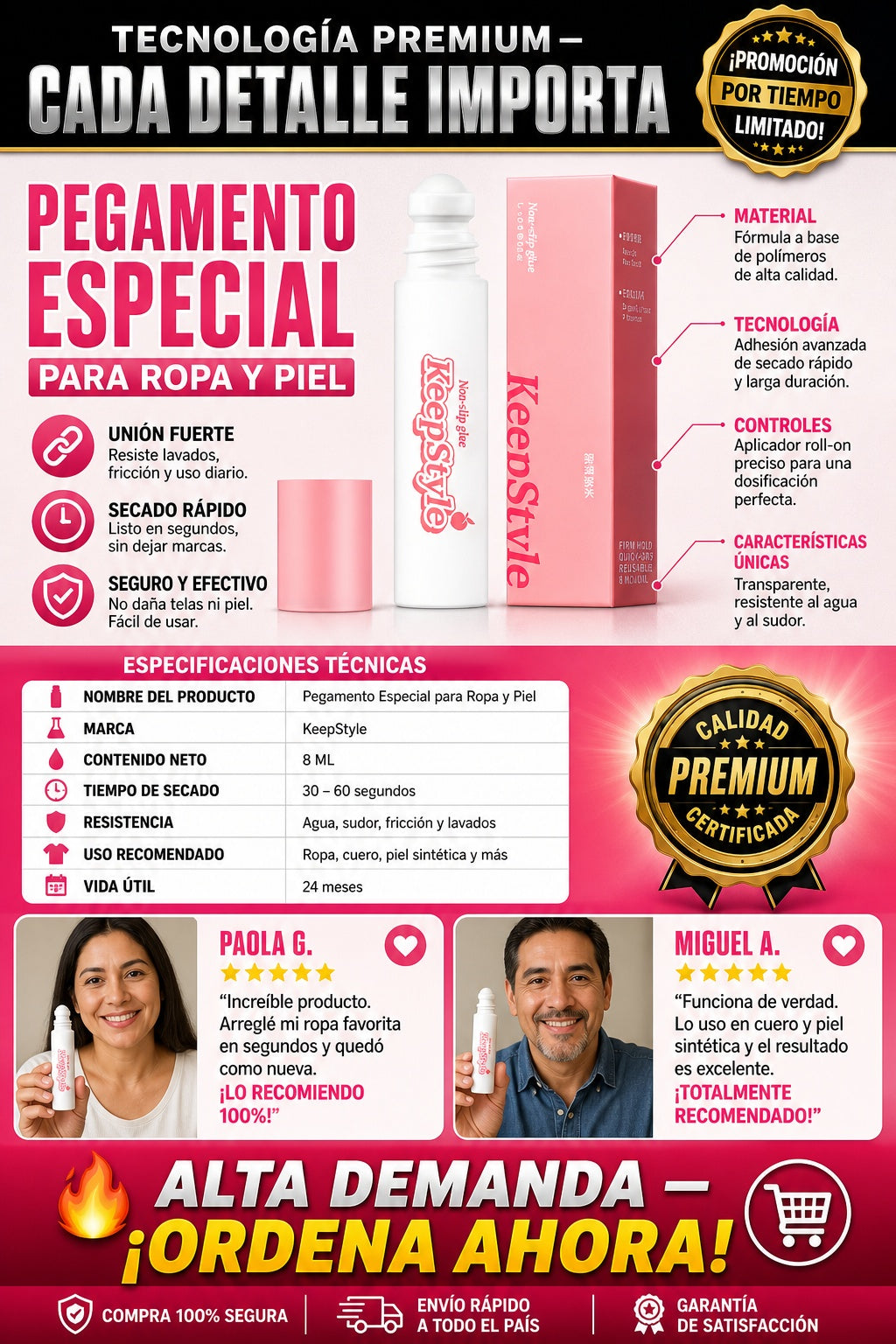 Pegamento Especial Para Ropa Y Piel - imagen 7