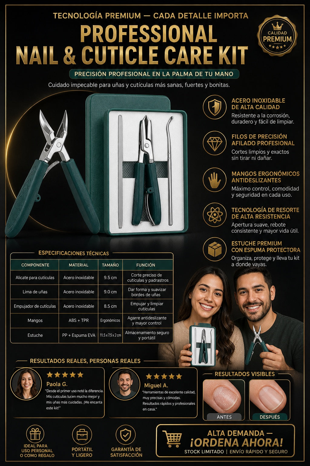 Kit Cortaunas Y Manicure Profesional - imagen 7