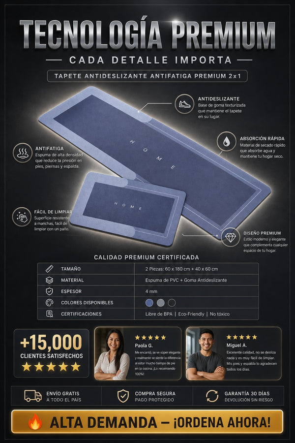 Tapete Antideslizante Antifatiga Premium 2x1 - imagen 7