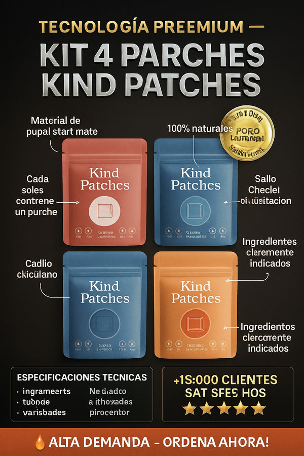 Kit 4 Parches Kind Patches - imagen 7