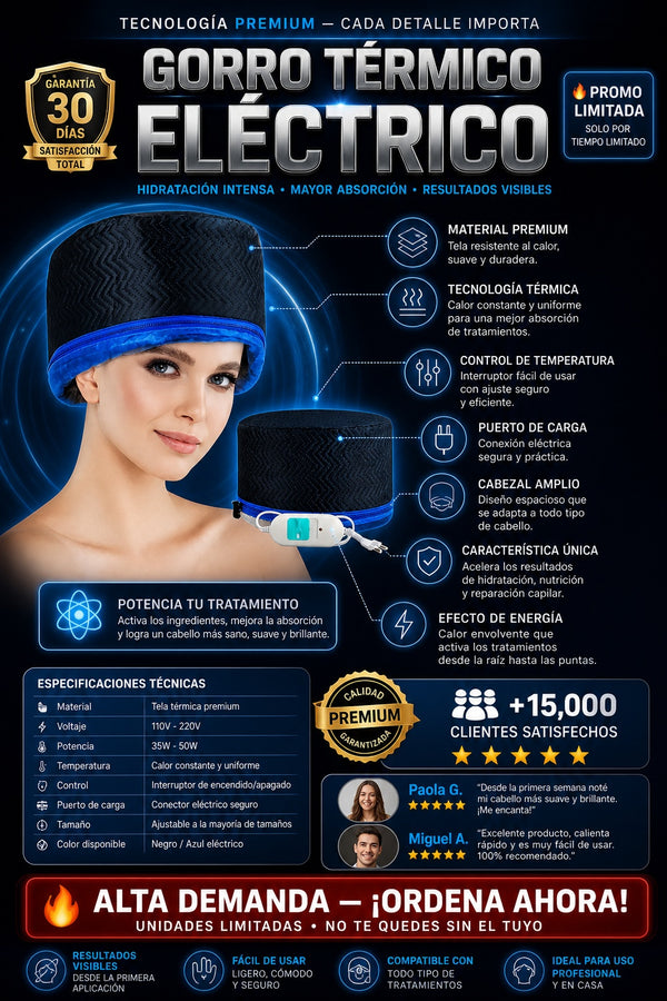 Gorro Termico Electrico - imagen 7