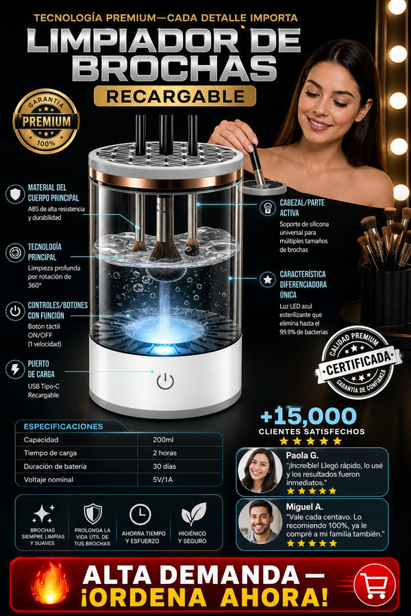 Limpiador De Brochas Recargable - imagen 7