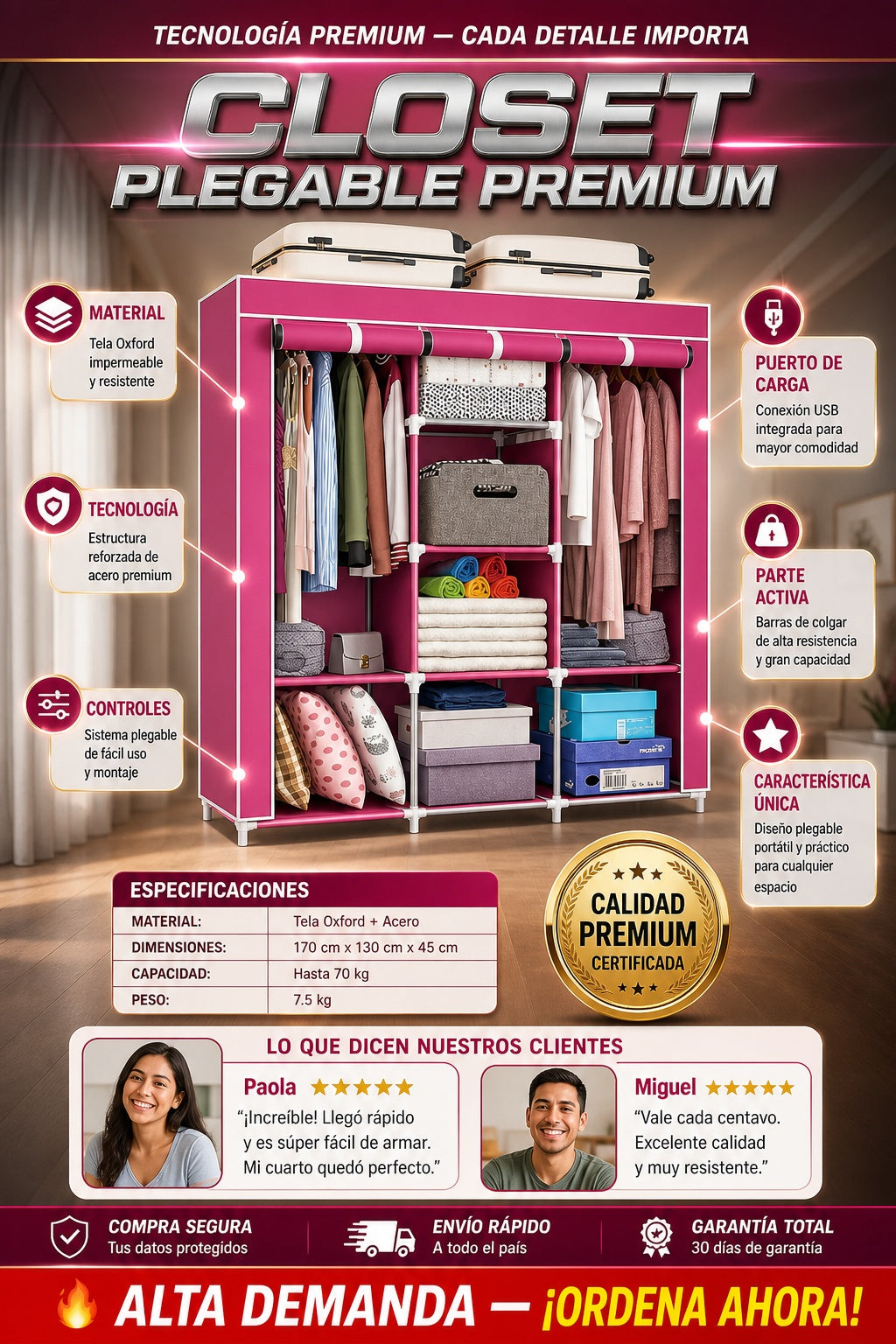 Closet Armario Pegable - imagen 7