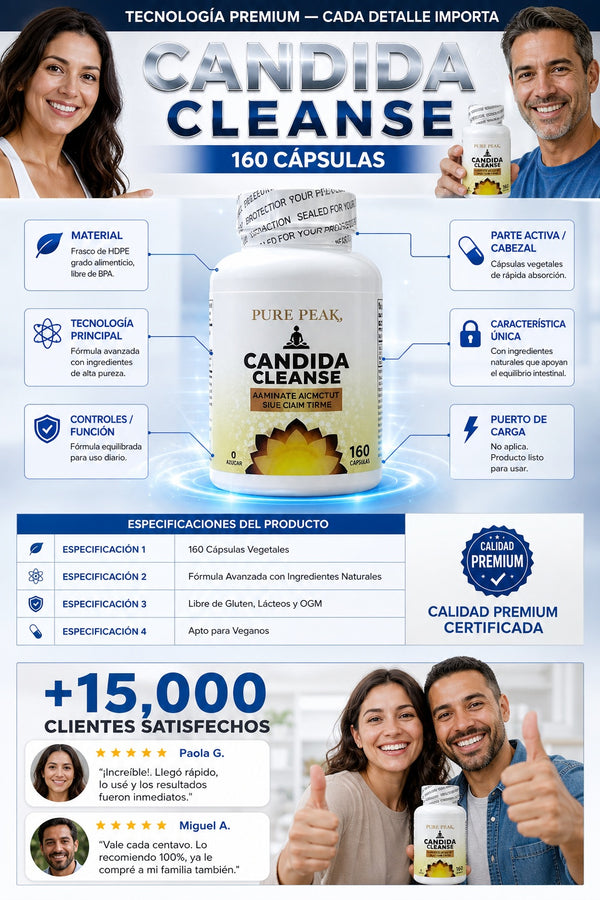Candida Clease 160 Capsulas - imagen 7