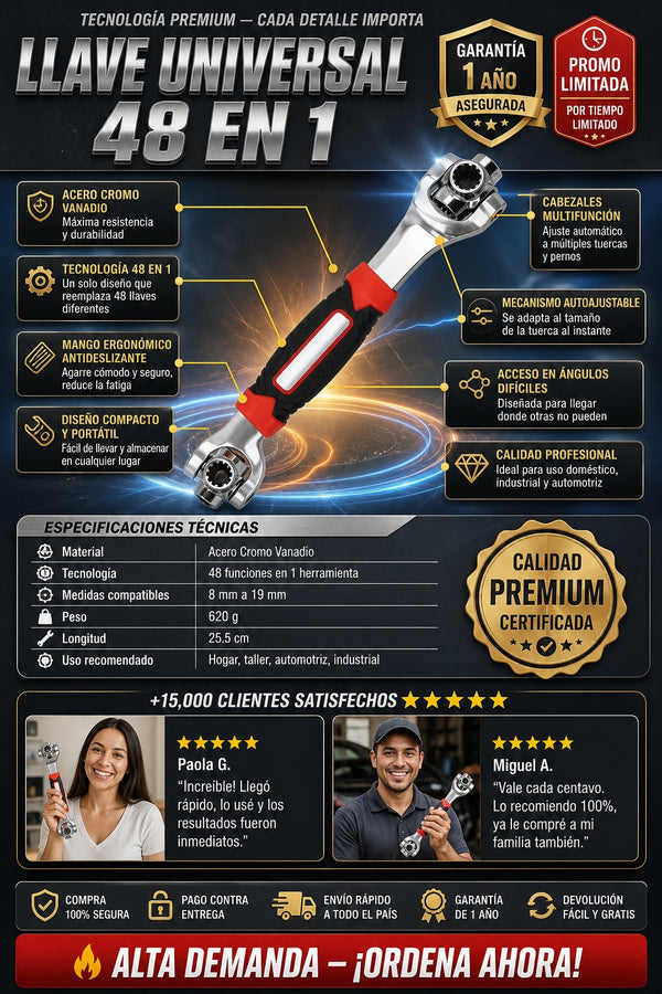 Llave Universal 48 En 1 - imagen 7