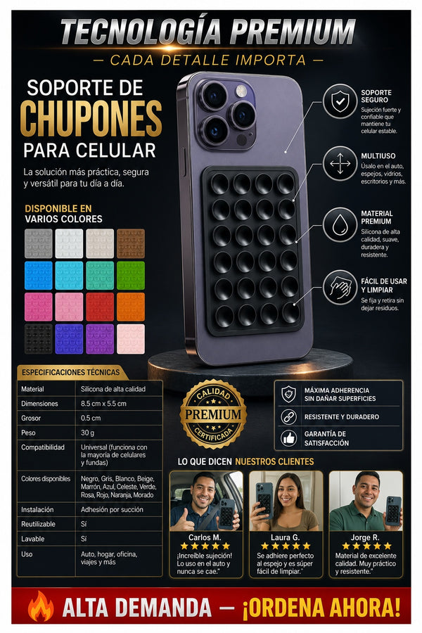 Soporte De Chupones Para Celular - imagen 7