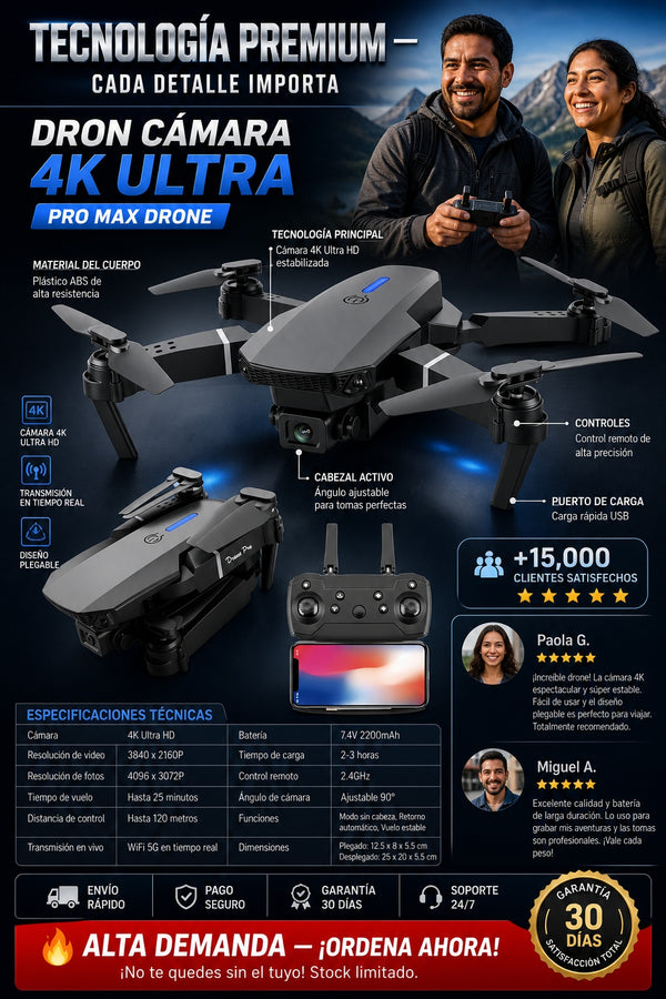 Dron Camara 4k Ultra Pro Max Drone - imagen 7
