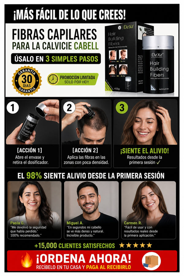 Fibras Capilares Para La Calvicie Cabell - imagen 8