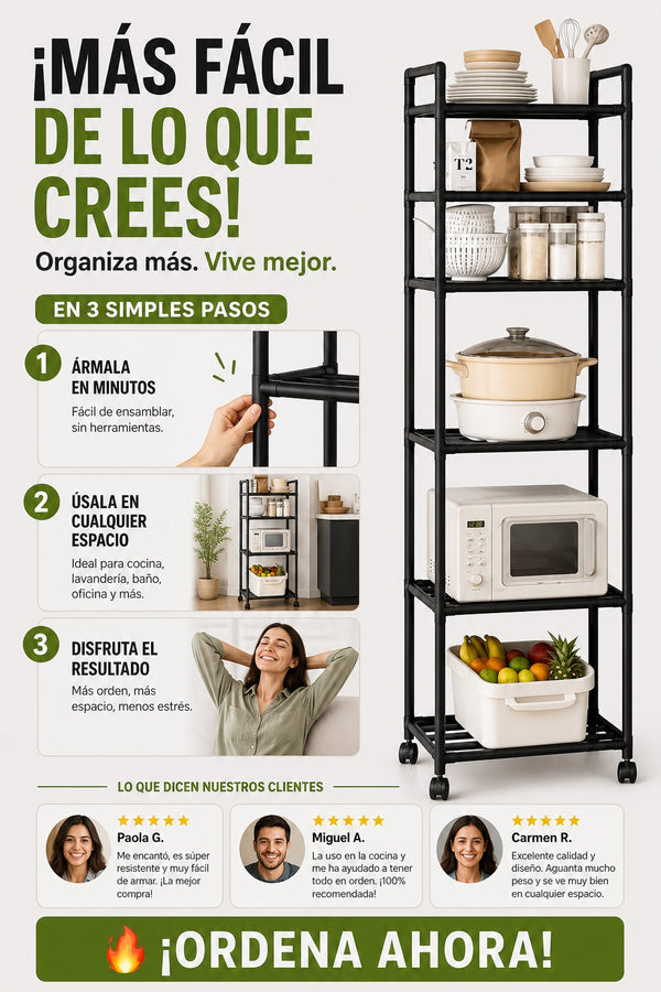 Estante Organizador Multiusos De 5 Nivel - imagen 8