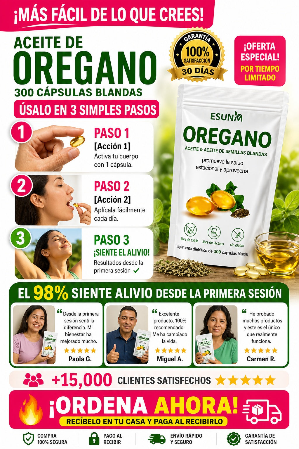 Aceite De Oregano 300 Capsulas - imagen 8