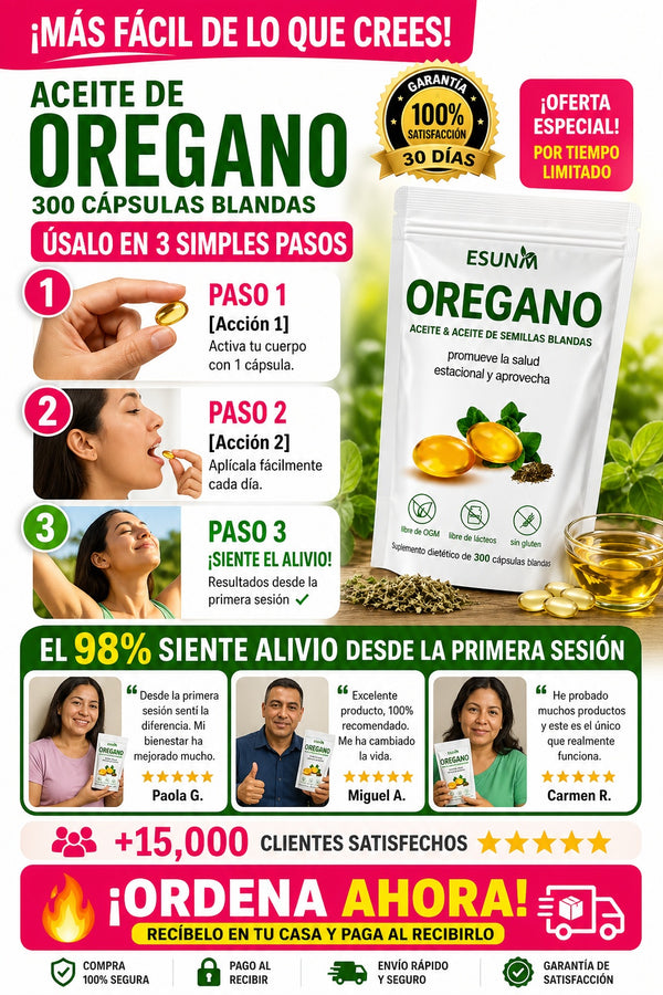 Aceite De Oregano 300 Capsulas - imagen 8