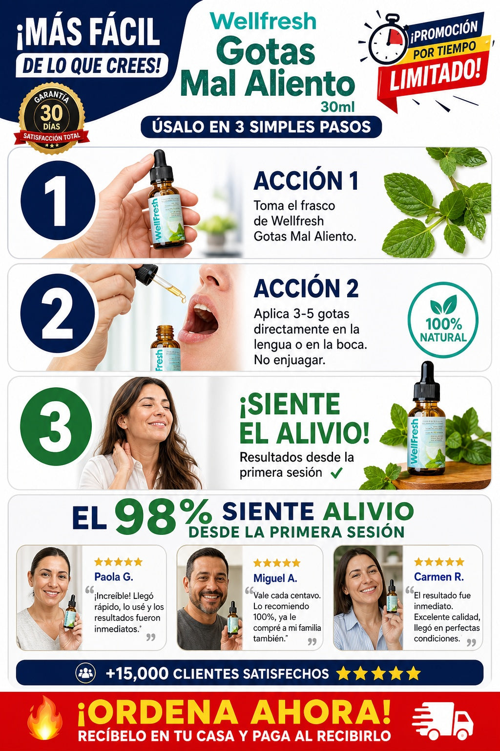 Wellfresh Gotas Mal Aliento 30ml - imagen 8
