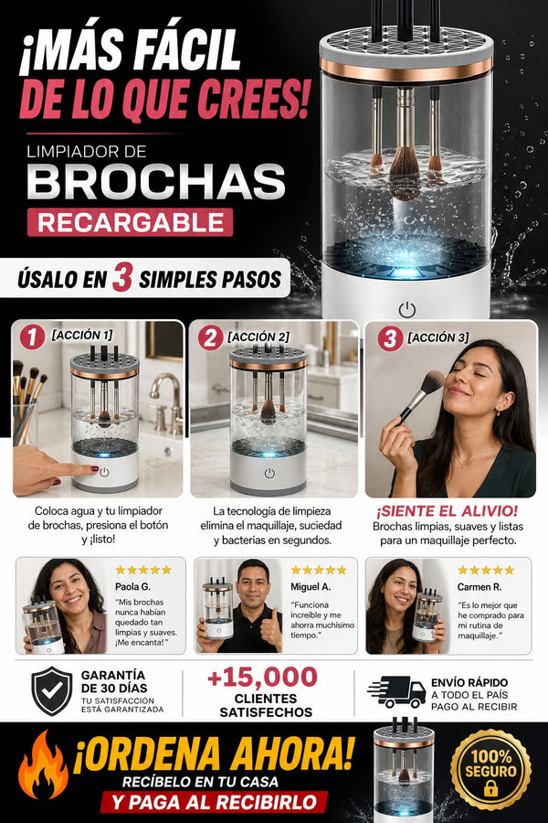 Limpiador De Brochas Recargable - imagen 8