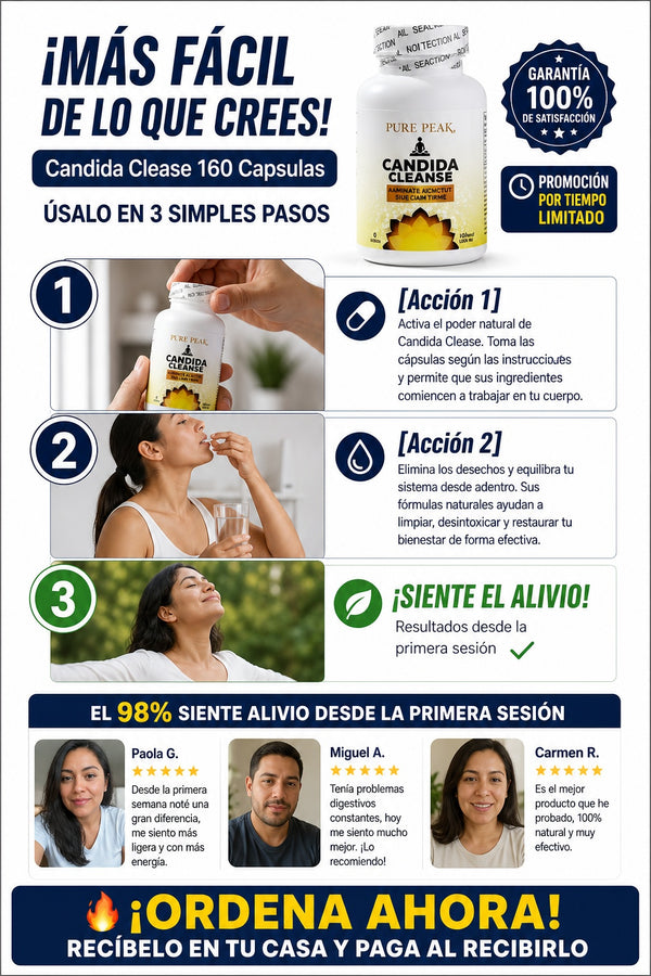 Candida Clease 160 Capsulas - imagen 8