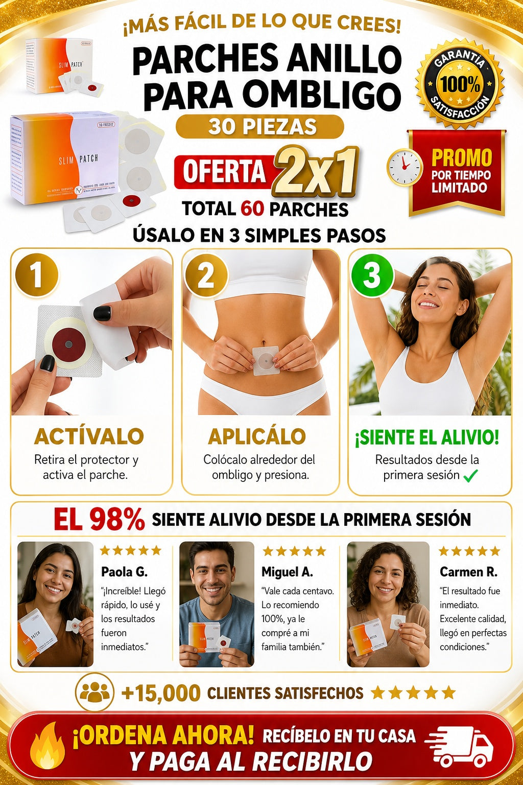 Parches Anillo Para Ombligo 30 piezas oferta 2x1 total 60 parches - imagen 8