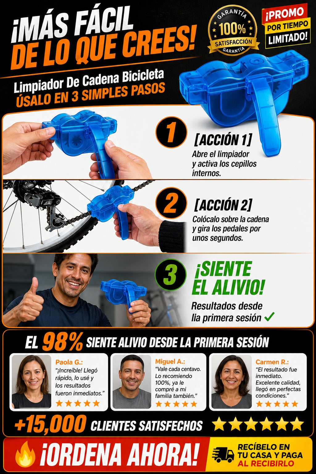 Limpiador De Cadena Bicicleta - imagen 8