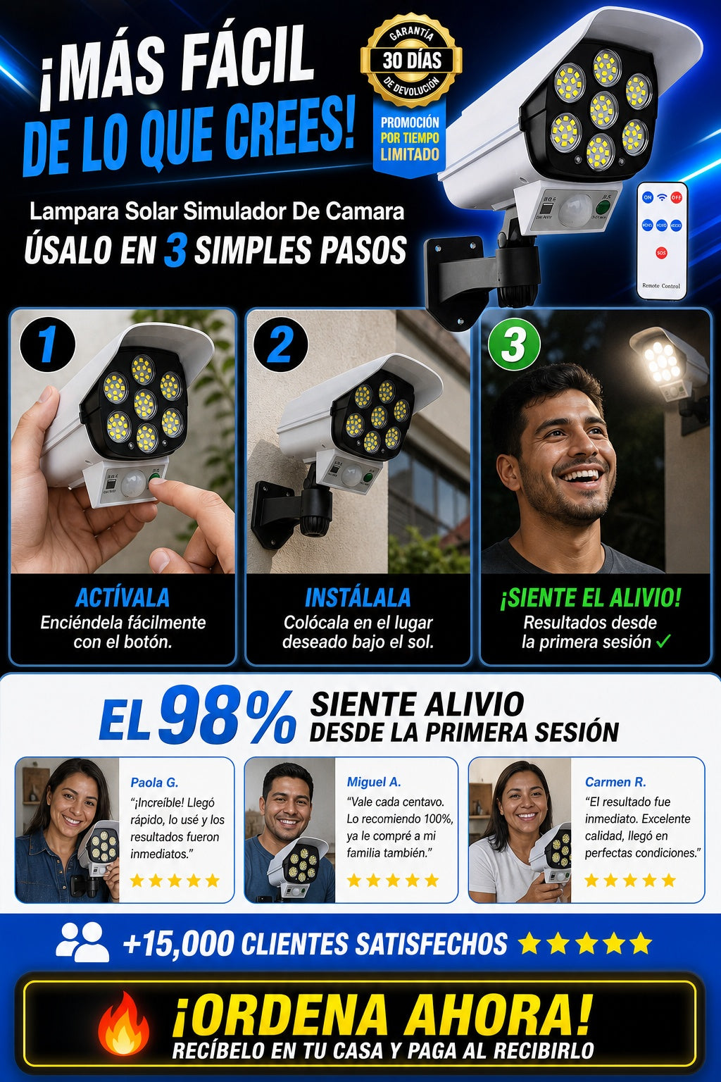 Lampara Solar Simulador De Camara - imagen 8