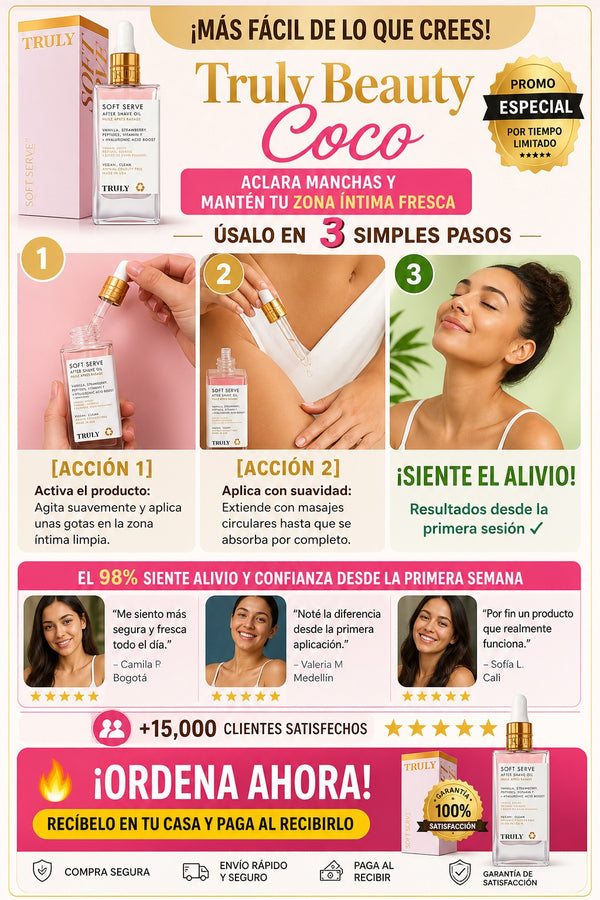 Truly Beauty Coco – Aclara Manchas y Mantén tu Zona Íntima Fresca - imagen 8