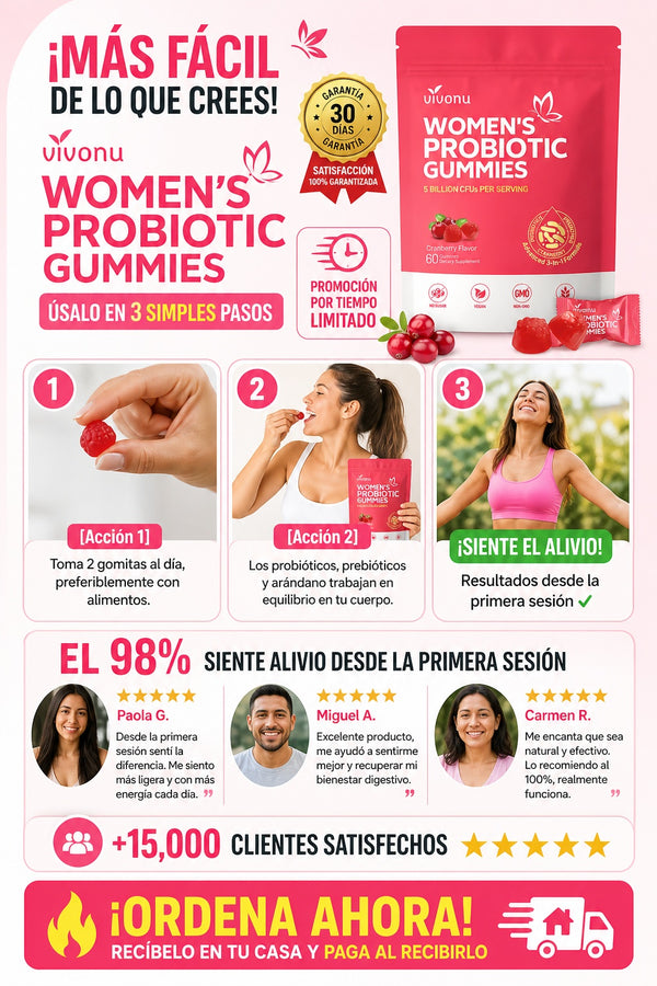 Suplemento Probioticos Muje Gomas - imagen 8