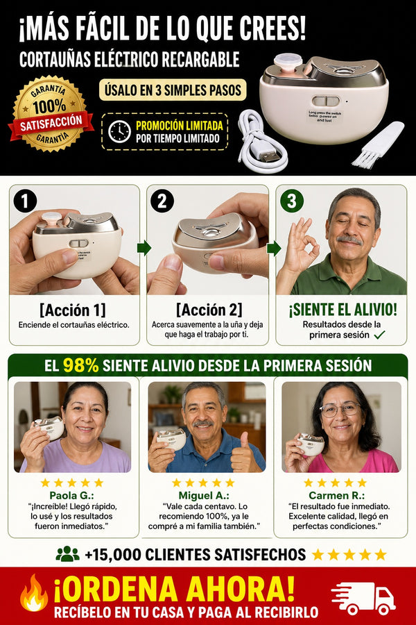 Cortaunas Electrico Recargable - imagen 8