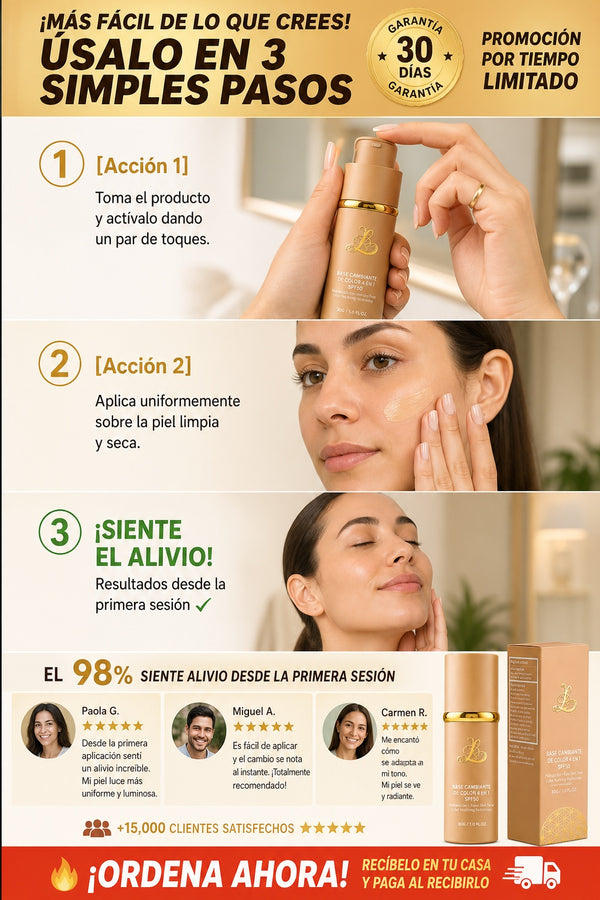 Base Cambiante De Color 4 En 1 Spf50 - imagen 8