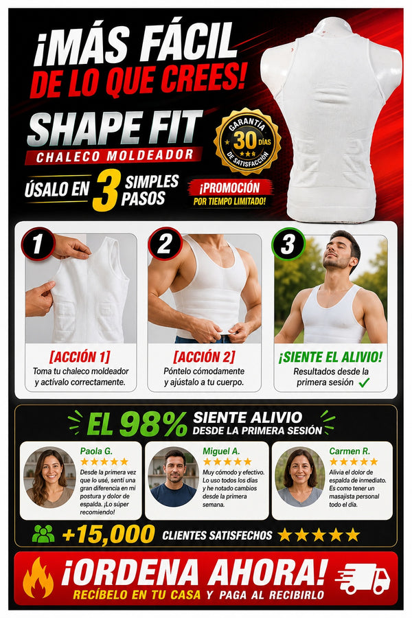 Chaleco Moldeador Reductor — Disimula Rollitos y Define tu Figura al Instante - imagen 8