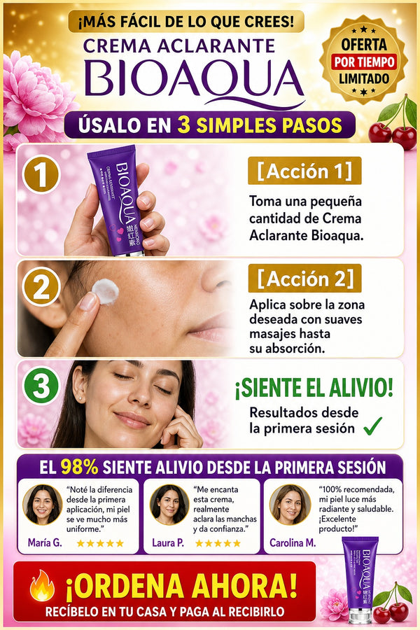 Crema Aclarante Bioaqua - imagen 8