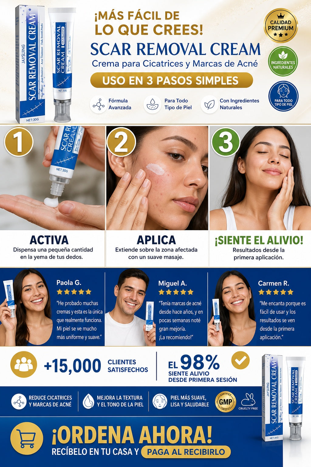 Crema Para Cicatrices Y Marcas De Acne - imagen 8