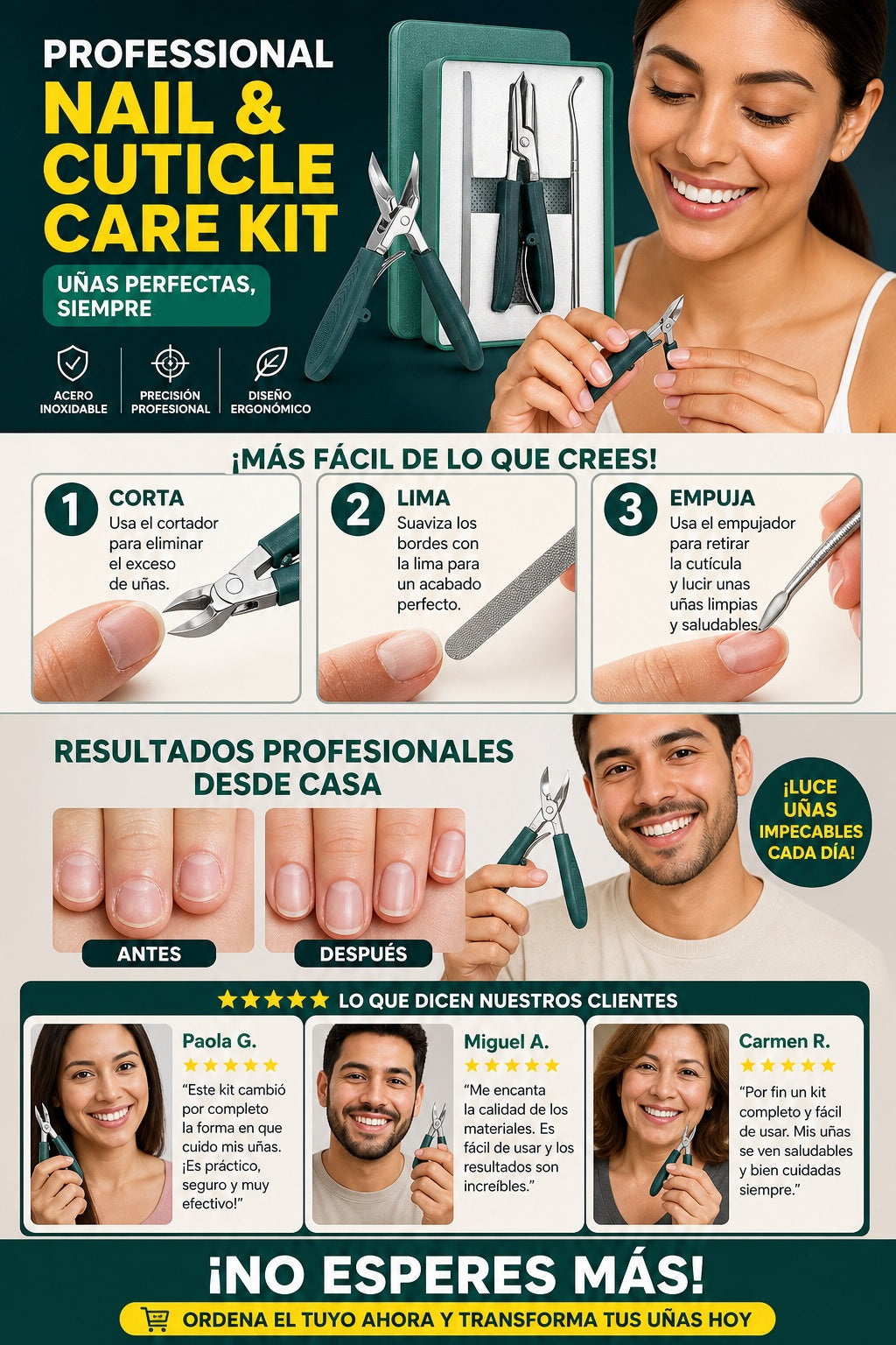 Kit Cortaunas Y Manicure Profesional - imagen 8