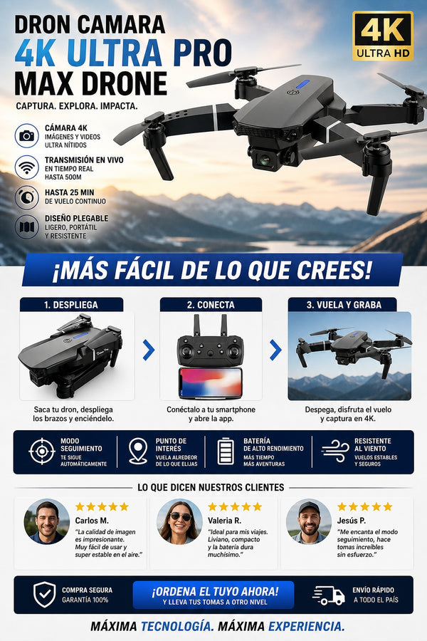 Dron Camara 4k Ultra Pro Max Drone - imagen 8