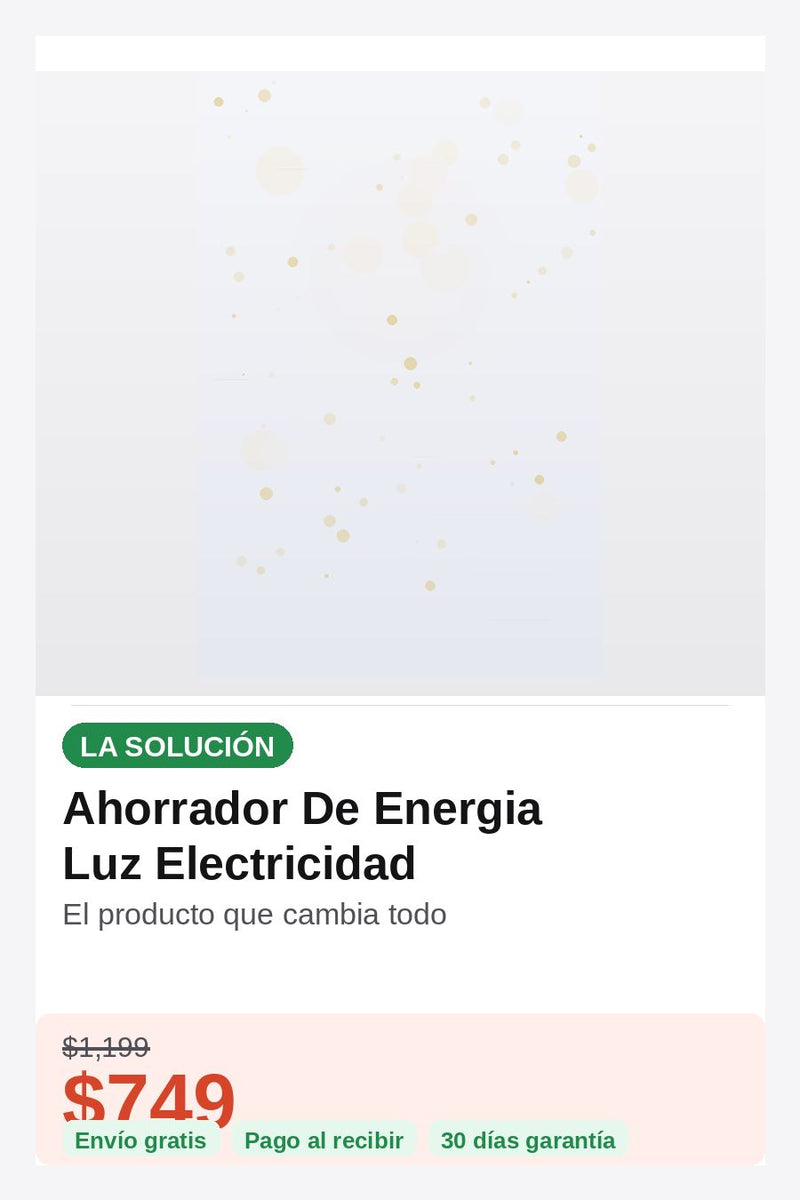 Ahorrador De Energia Luz Electricidad — confianza-envio