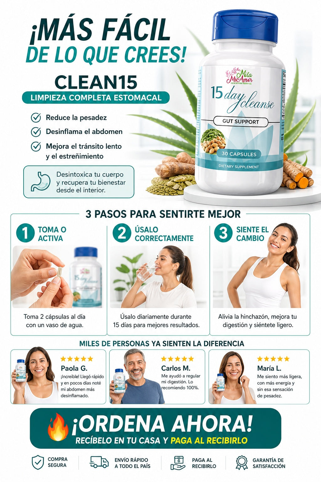 Clean15 Limpieza Completa Estomacal - imagen 8