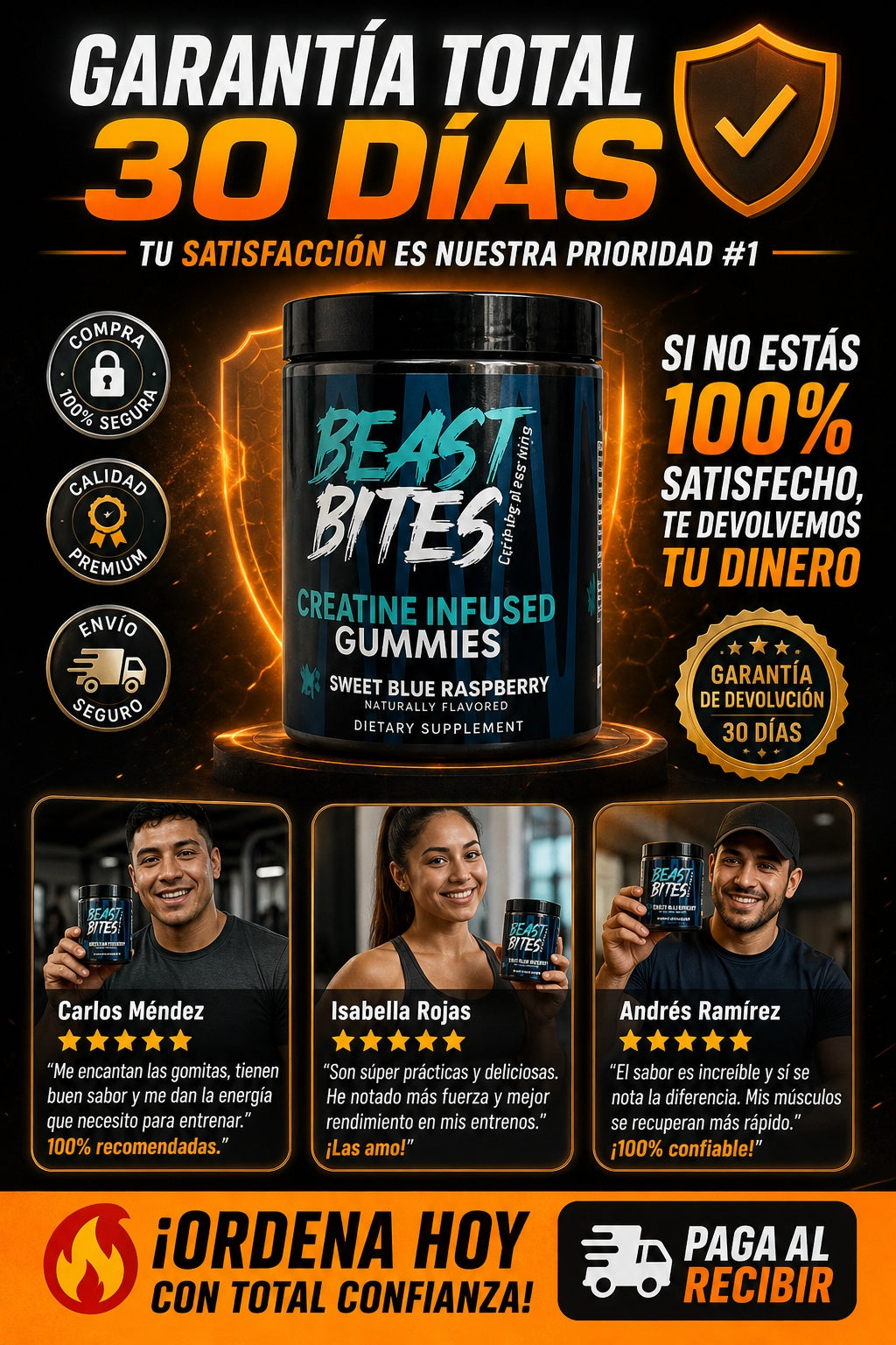 Suplemento Creatina Gomitas Beast Bites - imagen 9