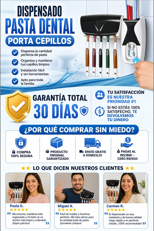 Dispensado Pasta Dental Porta Cepillos - imagen 9