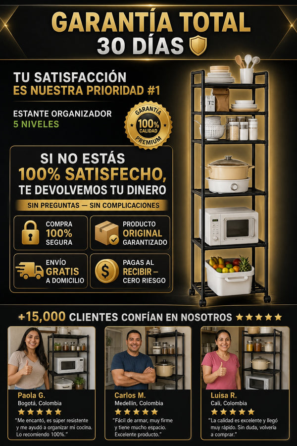 Estante Organizador Multiusos De 5 Nivel - imagen 9