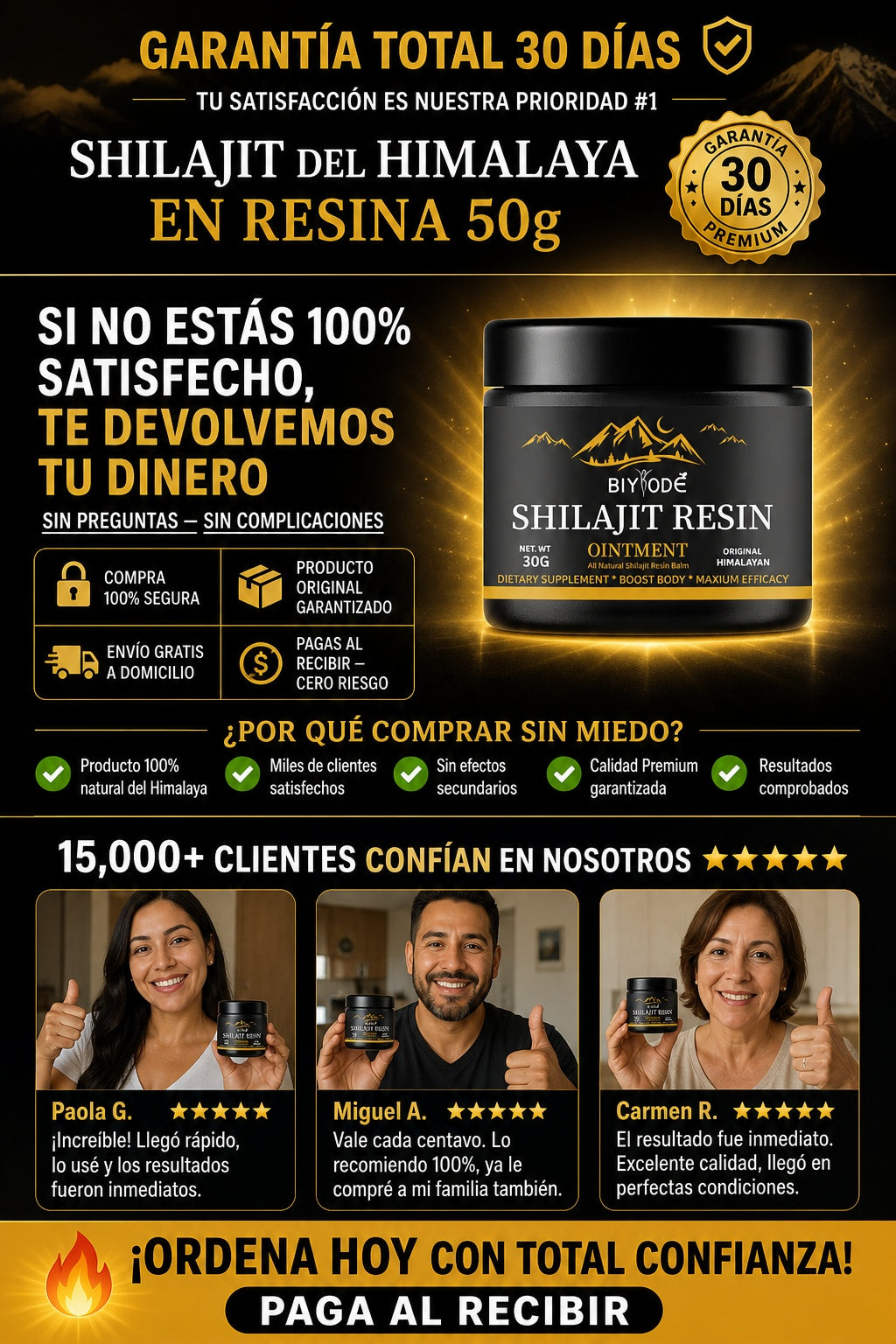 Shilajit Del Himalaya En Resina 50g - imagen 9