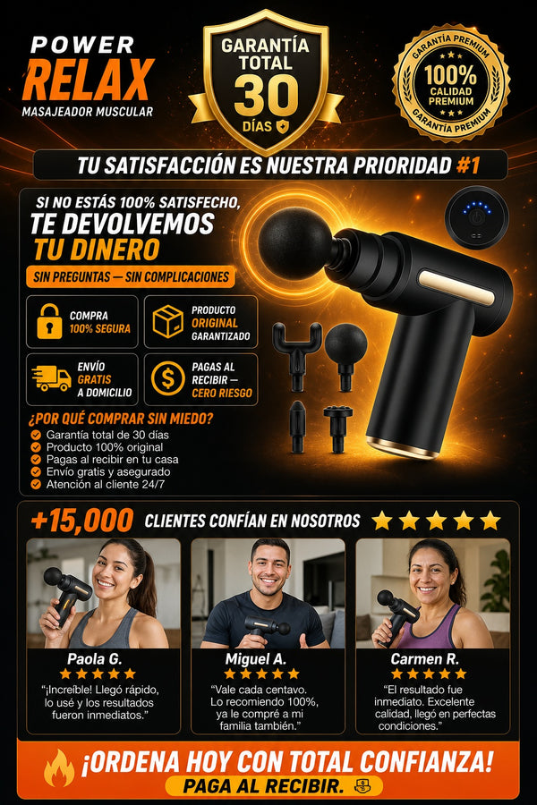 Pistola Masajeador Portatil Muscular - imagen 9