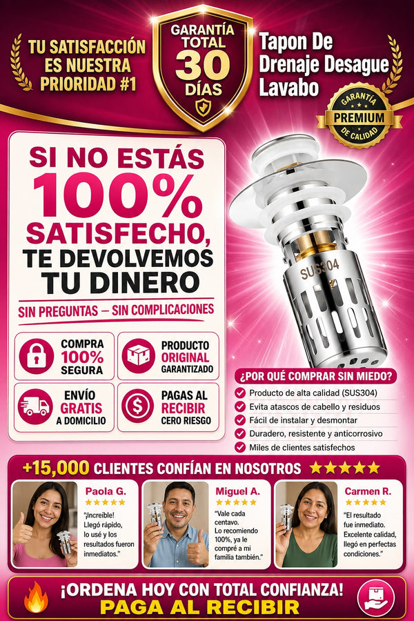 Tapon De Drenaje Desague Lavabo - imagen 9