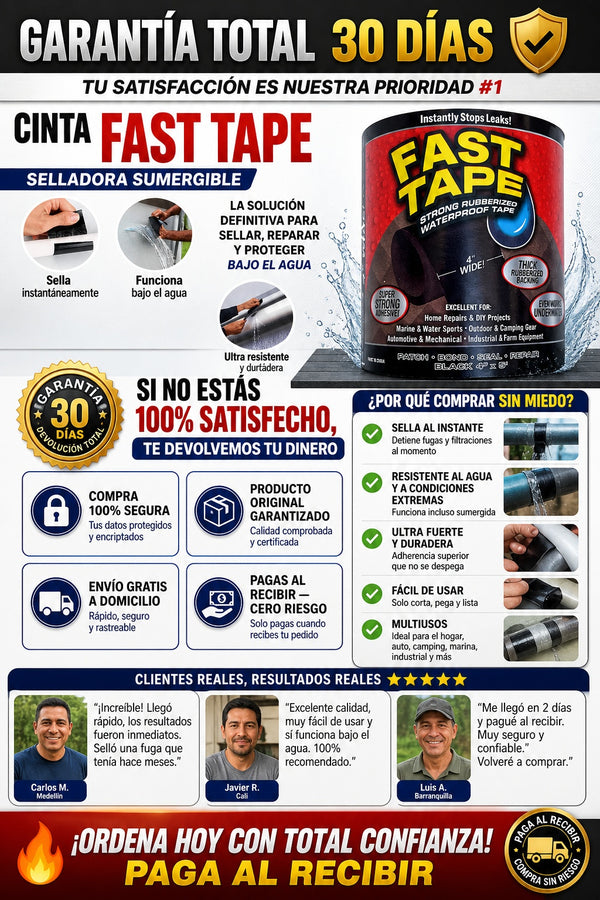Cinta Fast Tape Selladora Sumergible - imagen 9