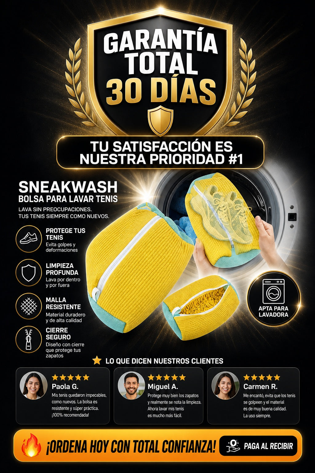 Bolsa Para Lavar Tenis Sneakwash - imagen 9