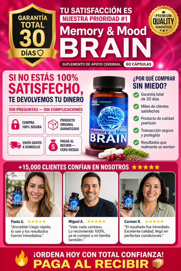 Suplemento Brain Soporte Cerebral 60cp - imagen 9