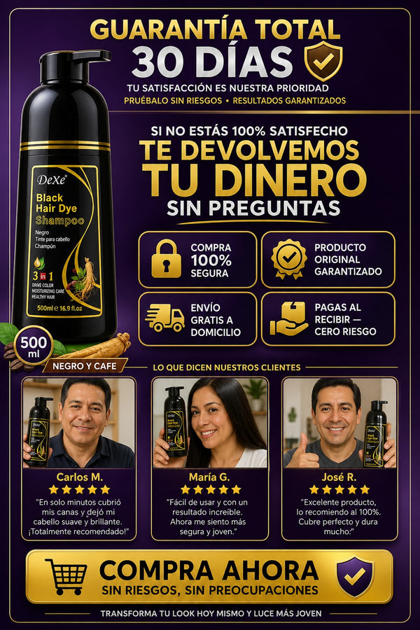 Shampoo Tinte Anti Canas 500ml NEGRO Y CAFE - imagen 9