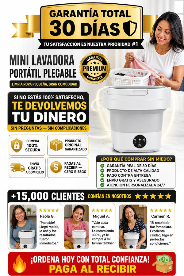 Mini Lavadora Portatil Plegable - imagen 9