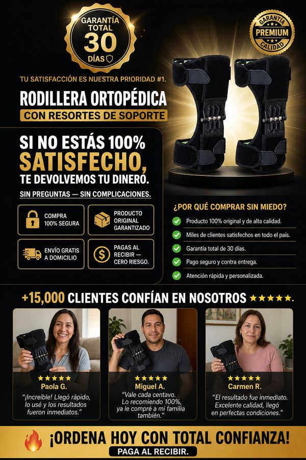 Rodillera Ortopedica Con Resorte - imagen 9