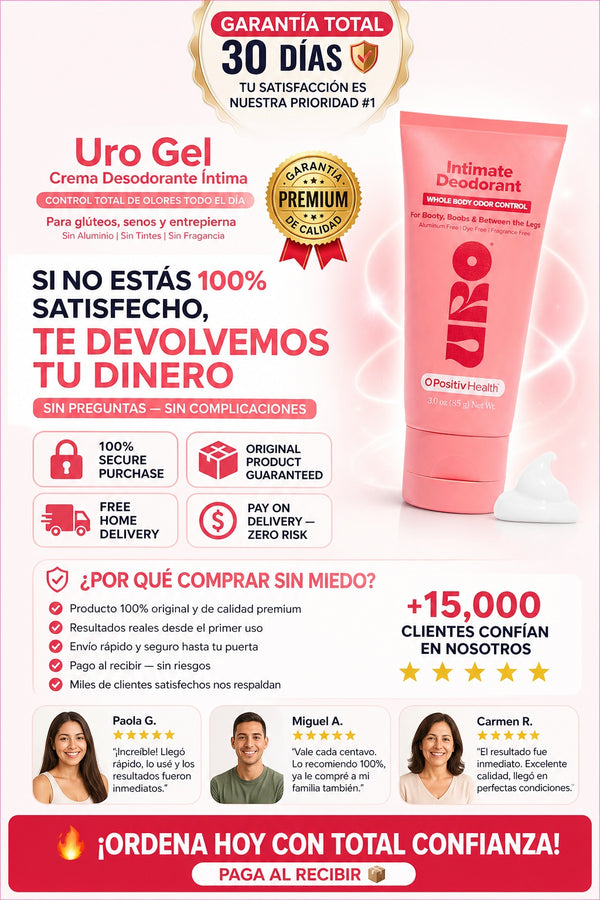 Uro Gel Crema Desodorante Íntima – Controla el mal olor y siéntete fresca todo el día - imagen 9
