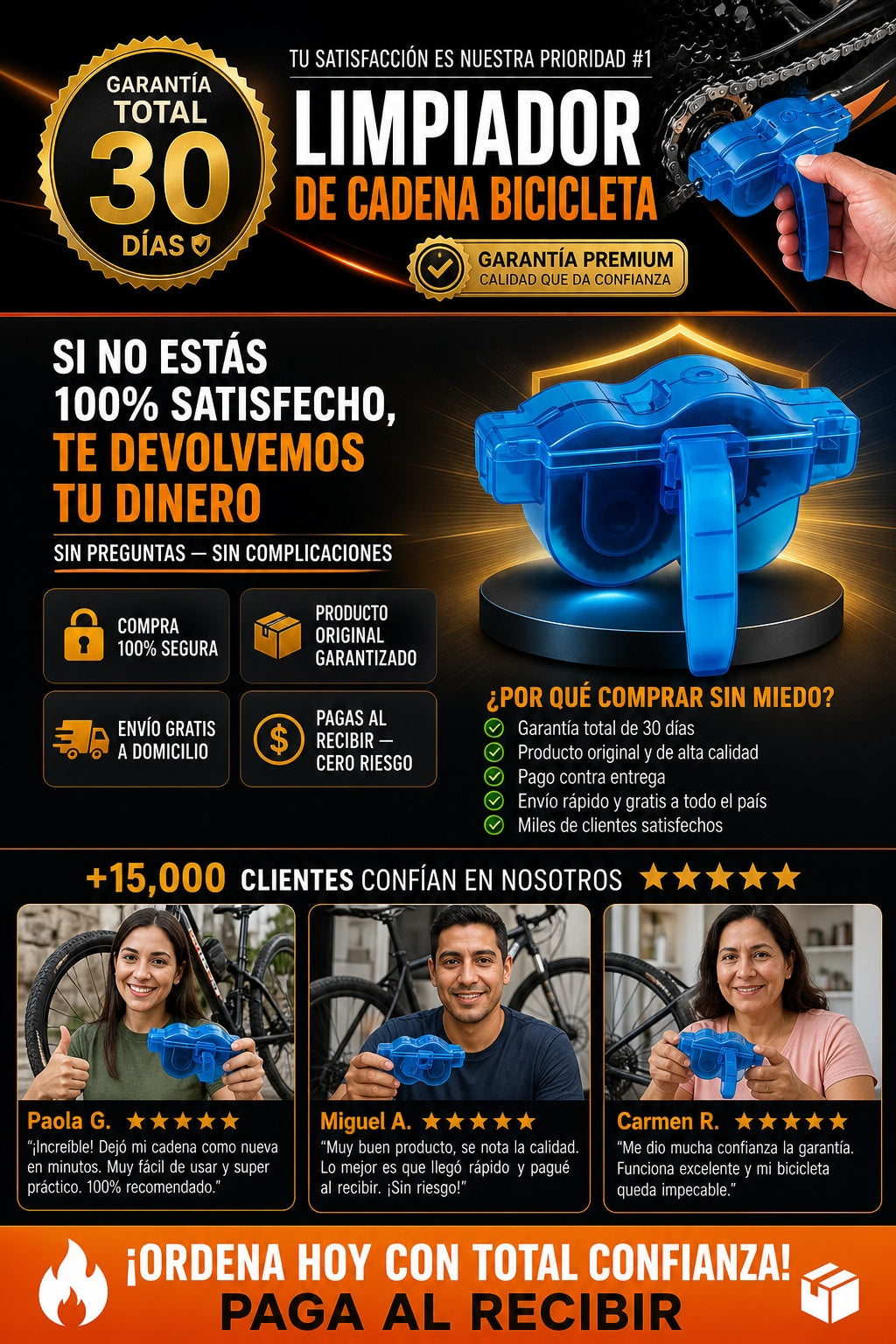 Limpiador De Cadena Bicicleta - imagen 9