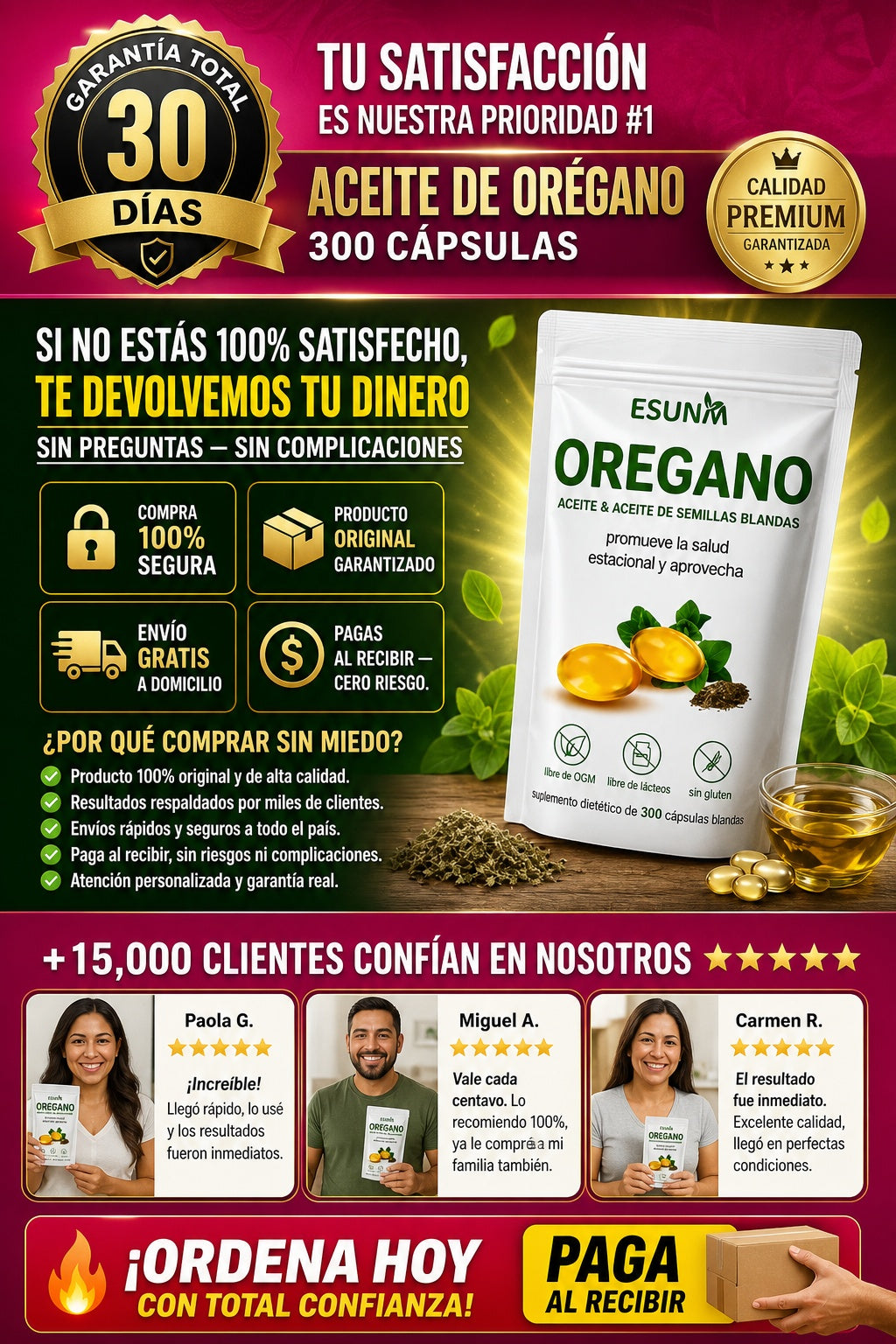 Aceite De Oregano 300 Capsulas - imagen 9