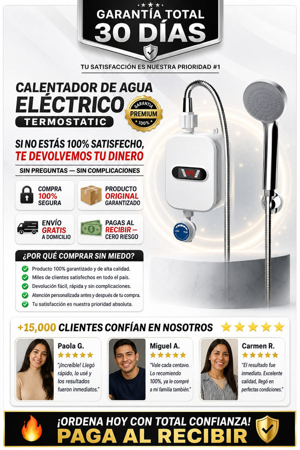 Calentador De Agua Electrico Termostatic - imagen 9