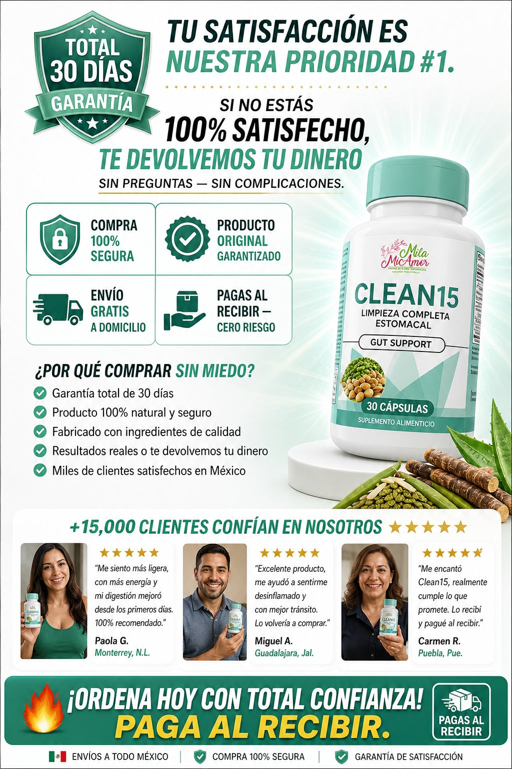 Clean15 Limpieza Completa Estomacal - imagen 9