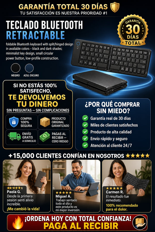 Teclado Bluetooth Retractil - imagen 9